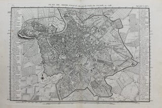 Item #M9307 Plan de Rome. Joseph Jerome Lalande