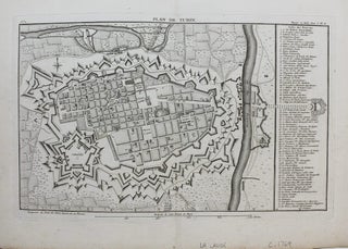 Item #M9312 Plan de Turin. Joseph Jerome Lalande