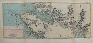 Item #M9314 Chart shewing the relative positions of Bute Inlet, the Valdes Islands, Nodales...