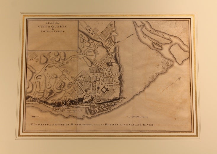 Item #M9317 A plan of the City of Quebec the Capital of Canada. Thomas Jefferys.