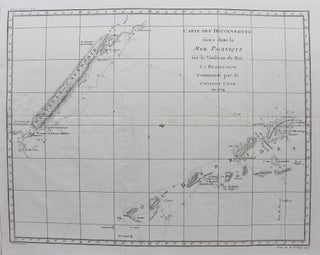 Item #M9338 Carte des Decouvertes faites dans la Mer Pacifique. Capt Cook