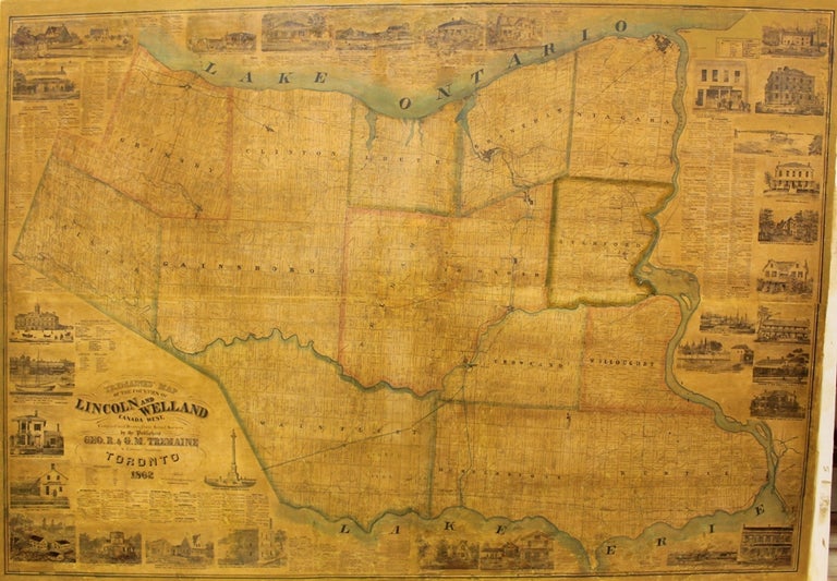 Item #M9376 Tremaine's Map of the Counties of Lincoln and Welland. Geo. R., G M. Tremaine.