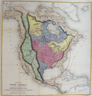 Item #M9411 Map of North America in which are Delineated the Mountain System as a Unit the Great...