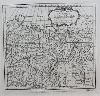 Item #M9414 Suite de la Carte de la Siberie et le Pays de Kamtschatka. Jacques Nicolas Bellin