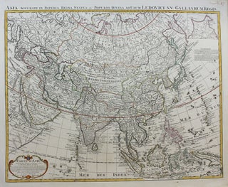 Item #M9420 Asia Accurate in Imperia, Regna, Status & Populos Divisa, ad Usum. Guillaume De L'Isle