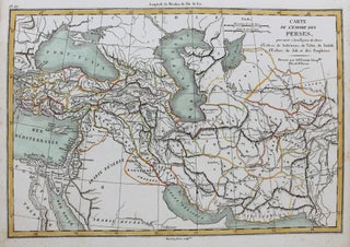 Item #M9435 Carte de L'Empire des Perses pour servir a l'intelligence des livres d'Esther, de...