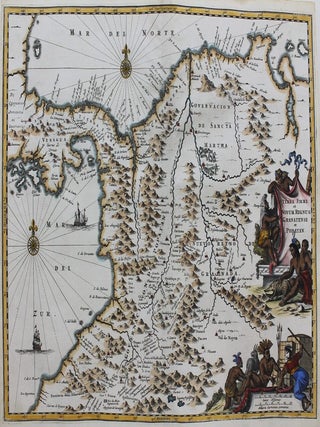 Item #M9443 Terra Firma et Novum Regnum Granatense et Popayan. Arnoldus Montanus
