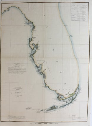 Item #M9502 U.S. Coast Survey .... the Western Coast of Florida 1848-1851. A D. Bache