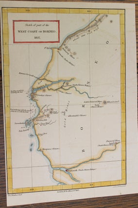 Item #M9541 Sketch of Part of the West Coast of Borneo. John Arrowsmith, George Windsor Earl