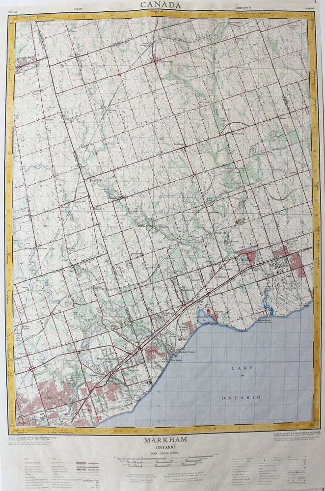 Item #M9625 Markham Ontario. Army Survey Establishment.