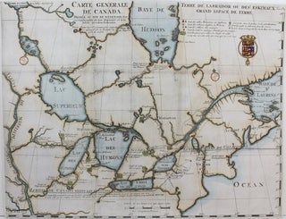 Item #M9626 Carte Generale de Canada ; Terre de Labrador ou des Eskimaux Grand Espace de Terre....