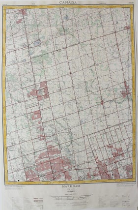 Item #M9637 Markham, York County, Ontario. Army Survey Establishment