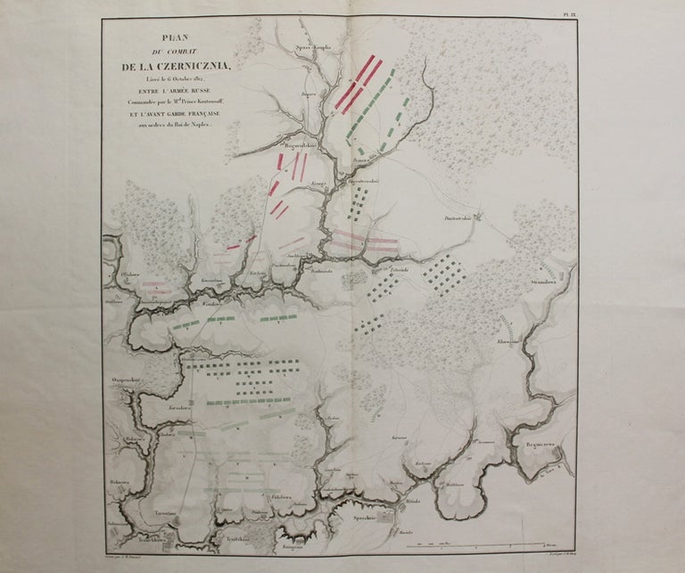 Item #M9685 Histoire Militaire de la Campagne de Russie en 1812 (Maps Only). Colonel Dimitri Boutourlin.