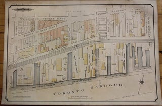 Item #M9759 City of Toronto Plate 4 [Yonge St., Wellington St.East, Frederick St., Toronto...