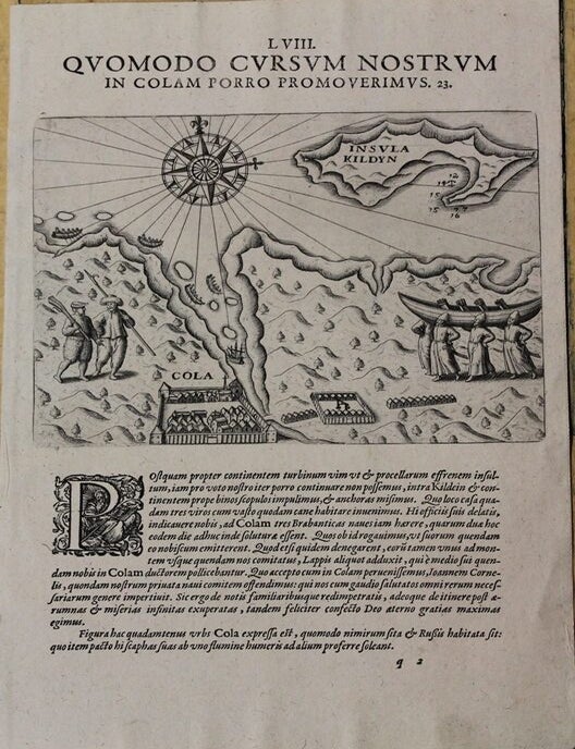 Item #M9797 LVIII. Qvomodo Cvrsvm Nostrvm in Colam Porro Promoverimvs. Theodore De Bry.