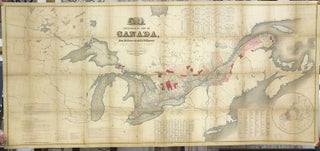 Item #M9808 Government Map of Canada, from Red River to the Gulf of St. Lawrence. Thomas Devine