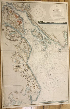 Item #M9852 North America Nova Scotia Approach to Halifax. Capt. H. W Bayfield