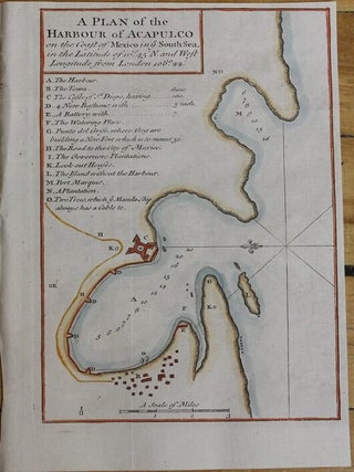Item #M9894 A Plan of the Harbour of Acapulco on the Coast of Mexico. R W. Seale