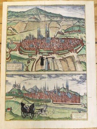 Item #M9951 Halberstadium, Urbs Saxoniae tam politica....; Quedelinburga, Antiquissimum. Georg...