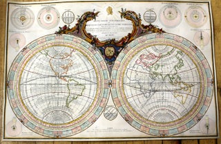 Item #M9980 Mappe-Monde Geo Spherique ou Nouvelle Carte Ideale du Globe Terrestre. Louis Claude...