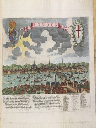 Item #M9996 London. Im ganzen Engeland siht Londen nit Ihrs gleichen. W Hollar