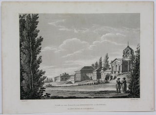 Item #P1208 View of the Palace and Apartments at Ropscha, in which Peter III was murdered. Guarenghi