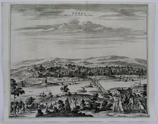 Item #P1218 Terki ville de la Circassie, dans L'Asie. Adam Olearius, Vander Aa