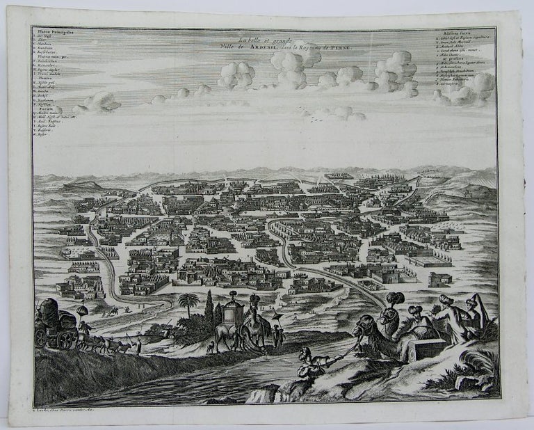 Item #P1221 La Belle et Grand Ville de Ardebil, dans la Royaume de Perse. Cornelis de Bruijns, Vander Aa.