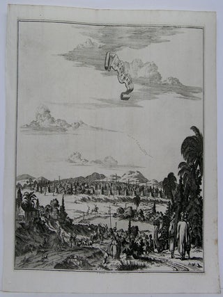 Item #P1227 La Grande & Belle Ville de Kaschan, en Perse. Vander Aa Adam Olearius
