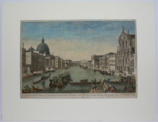 Item #P1258 Le Grand Canal de Venise ayant a droite le Couvent de St. Claire et l'Eglife des...