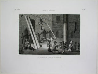 Item #P1324 Vue Interieure de L'Attelier du Tisserand. Conte