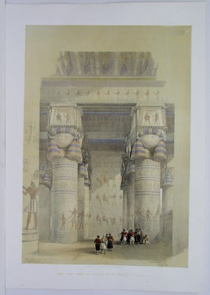 Item #P1336 View from under the Portico of the Temple of Denera. David Roberts