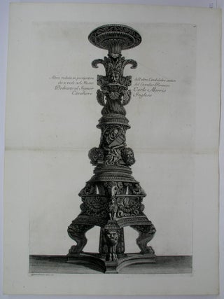 Item #P1439 Altra veduta in prospettiva dell' altro Candelabro antico. G B. Piranesi