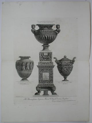 Item #P1481 All' Illustrissima Signora Maria Udnij Dama Inglese. G B. Piranesi