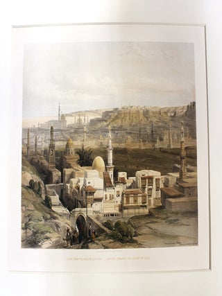 Item #P1729 Cairo from the Gate of Citzenib, Looking towards the Desert of Suez. David Roberts