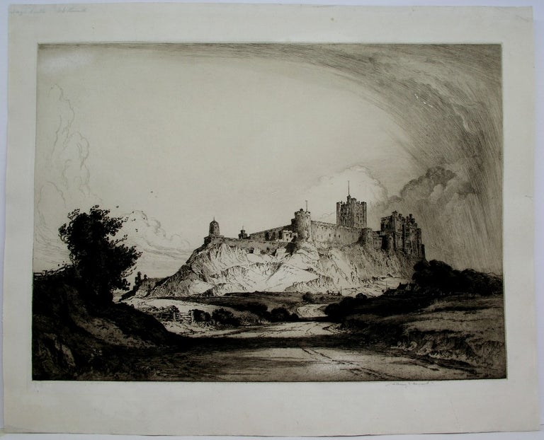Item #P1774 Bamburgh Castle, Northumberland. A. E. Howarth.