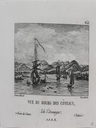 Item #P1824 Vue du Bourg des Coteaux. Ozanne
