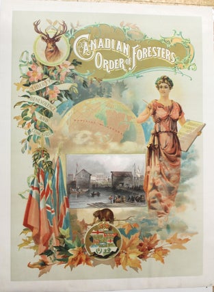 Item #P2436 Canadian Order of Foresters / Organized November 25 1879 / Incorporated December 1st...