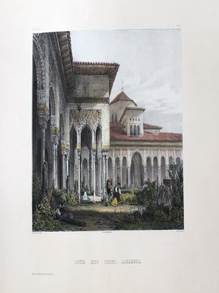 Item #P2547 Cour des Lions. Alhambra.Pl.26 (Grenade). Girault de Prangey, Bayot