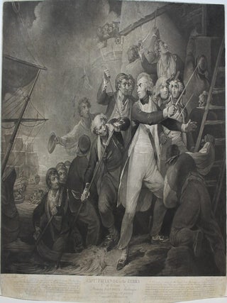 Item #P2600 Captn. Faulknor in the Zebra of 16 Guns. Storming Fort Royal, Martinique, Containing...