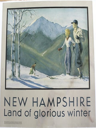 Item #P2656 New Hampshire Land of glorious winter. Dwight Shepler