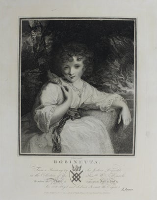 Item #P2670 Robinetta. From a Painting by Sir Joshua Reynolds in the Collection of the Honble....