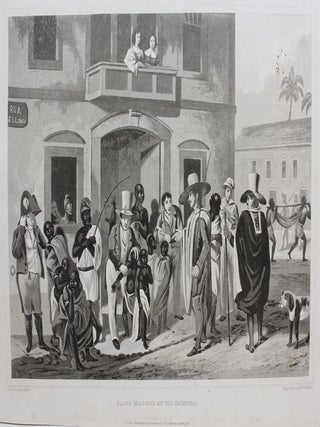 Item #P3536 Slave Market At Rio Janeiro. Augustus Earle