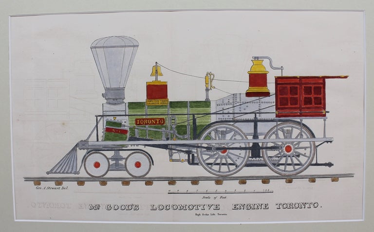 Item #P3605 Mr Good's Locomotive Engine Toronto. A. Stewart.