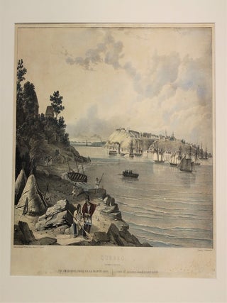 Item #P3954 Quebec. Lower Canada.; Vue De Quebec, Prise de la Pointe Levi.; View of Quebec, From...