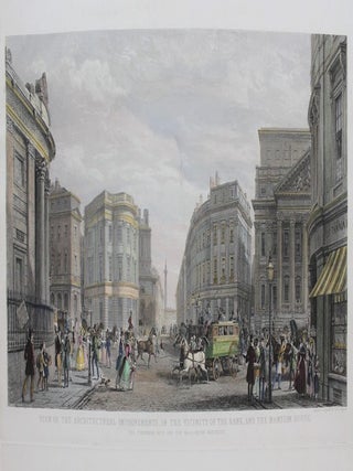 Item #P3988 View of the Architectural Improvements in the vicinity of the Bank, and the Mansion...