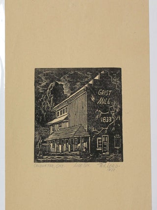 Item #P4115 Gristmill 1833. Ted Lord