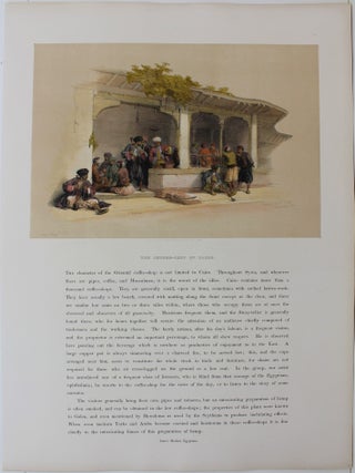 Item #P4176 The Coffee Shop of Cairo. David Roberts