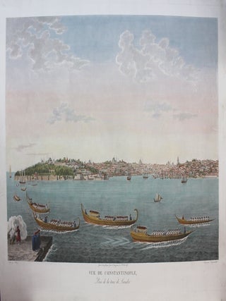 Item #P4239 Vue de Constantinople, Prise de la tour de Leandre. Antoine Ignace Melling