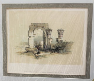 Item #P428 Part of the Ruins of a Temple on the Island of Bigge, Nubia. David Roberts